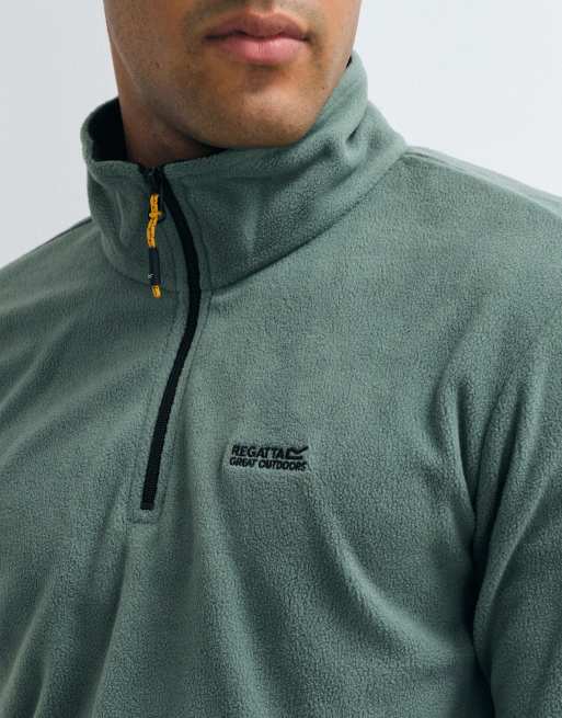 Regatta Thompson fleece in dark forest green, 2 of 10