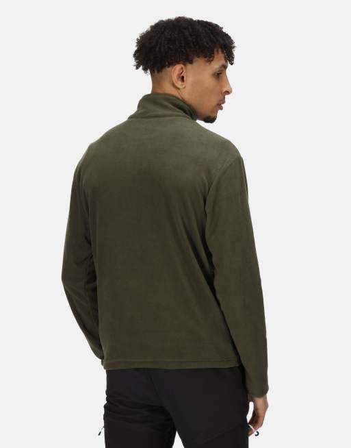 Regatta Thompson fleece in dark khaki, 3 of 4