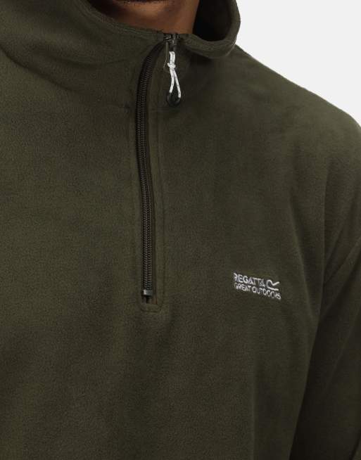Regatta Thompson fleece in dark khaki, 4 of 4