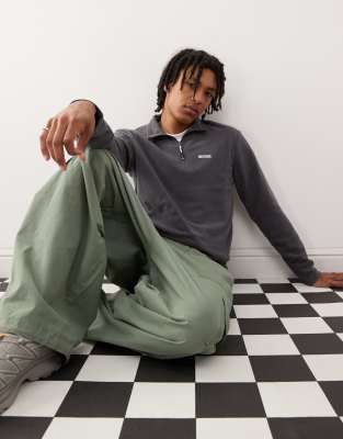 Thompson - Fleece-Sweatshirt in Grau Grau S