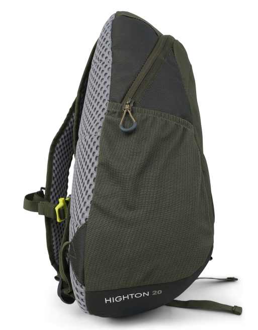 Regatta V2 20l Rucksack in Dunkelkhaki mit vierblättrigem Kleeblatt, 6 von 7