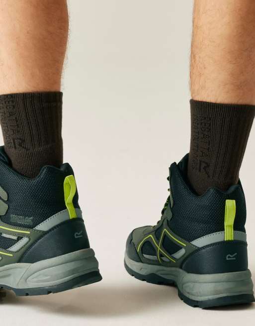 Regatta - Vendeavour - Scarponcini impermeabili traspiranti verde kaki scuro, 2 di 4