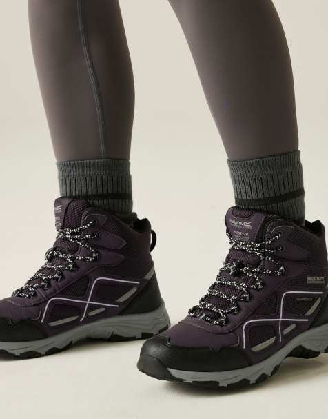Regatta Vendeavour waterproof boots in deep plum lilac frost - view 1