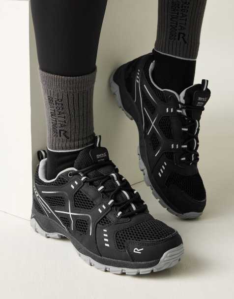 Regatta Vendeavour waterproof walking shoes in black cyberspace - view 1
