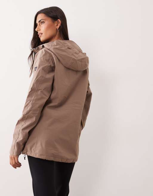 Regatta wasserdichte Shelljacke mit Kapuze Birchdale II in Mocha, 4 von 4