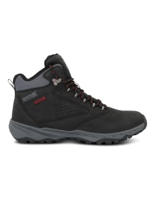 Regatta Waterproof amble waterproof walking boots in black rio red