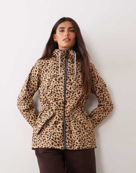 Regatta Waterproof bayletta shell jacket in abstract leopard spot - view 1