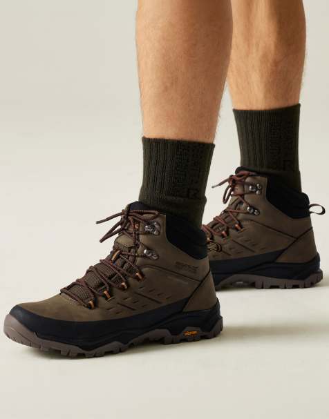 Regatta Waterproof blake boots in olive night pumpkin spice - view 1