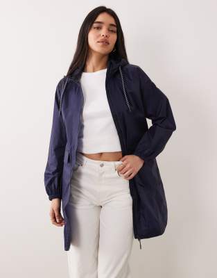 Regatta Waterproof Brindel Pack-it Hooded Jacket In Blue