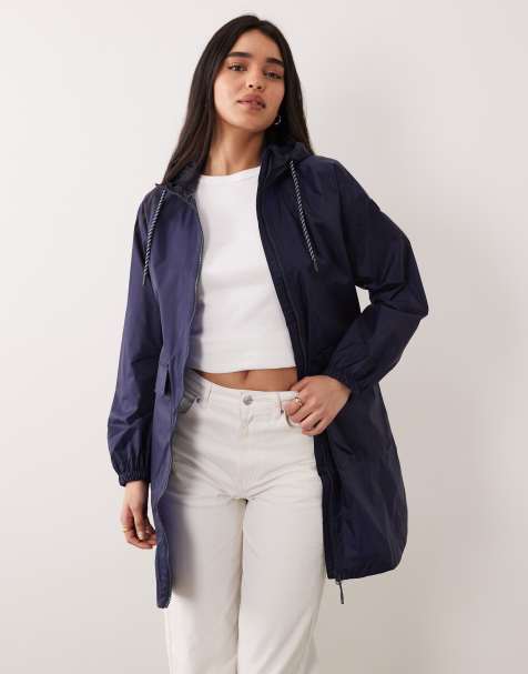 Regatta Waterproof brindel pack-it hooded jacket in navy - view 1