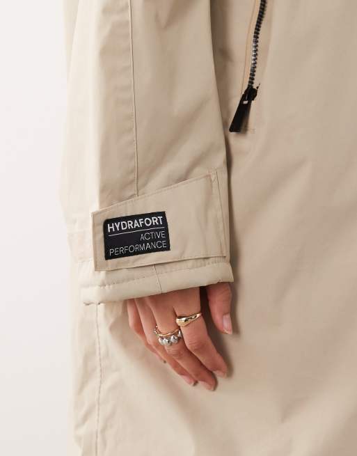 Regatta Waterproof changing robe in white pepper abstract floral, 3 of 4