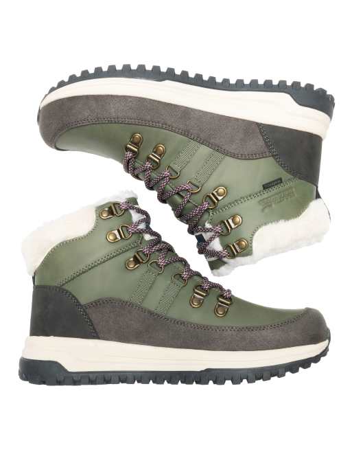 Regatta Waterproof elbourne boots in dark khaki fig, 7 of 7