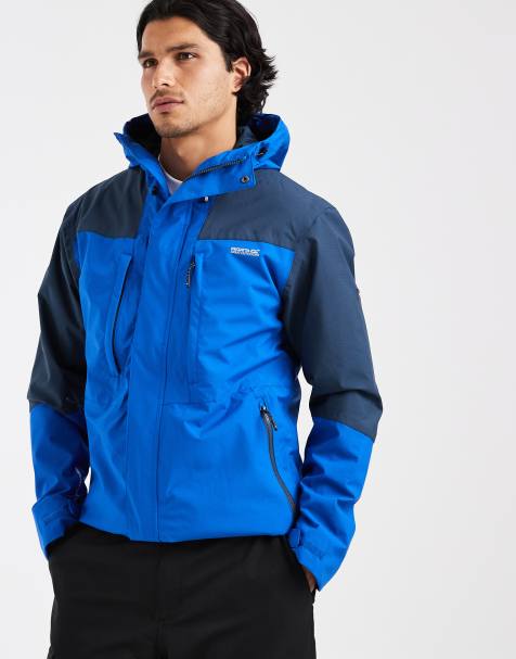 Regatta Waterproof freesdale hooded jacket in olympian blue night sky - view 1