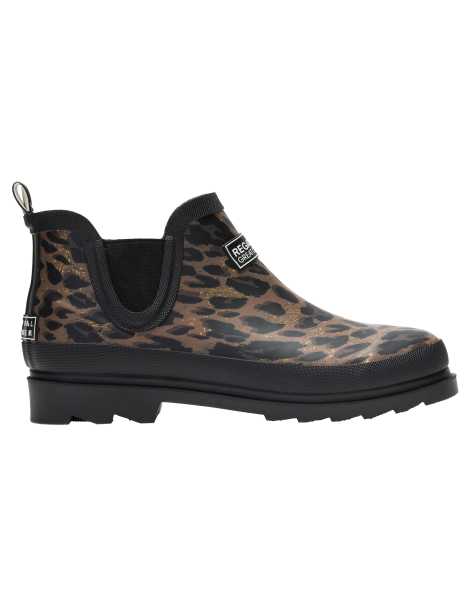 Regatta Waterproof harper cosy ii wellingtons in leopard print - view 1