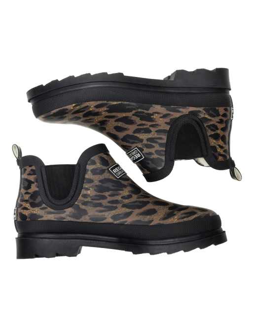 Regatta Waterproof harper cosy ii wellingtons in leopard print, 3 of 7