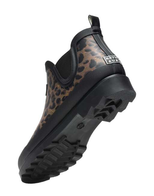 Regatta Waterproof harper cosy ii wellingtons in leopard print, 6 of 7