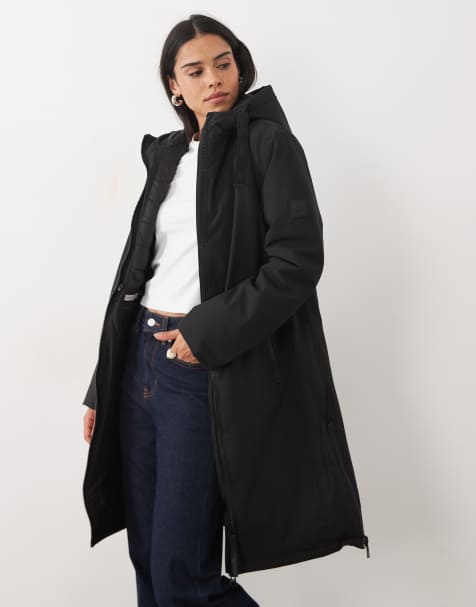 Regatta Waterproof hooded hazel insulated jacket in black - view 1