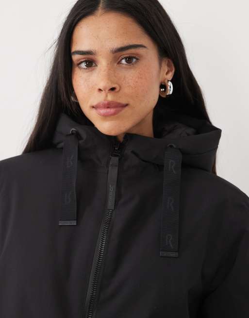 Regatta Waterproof hooded hazel insulated jacket in black, 2 of 4
