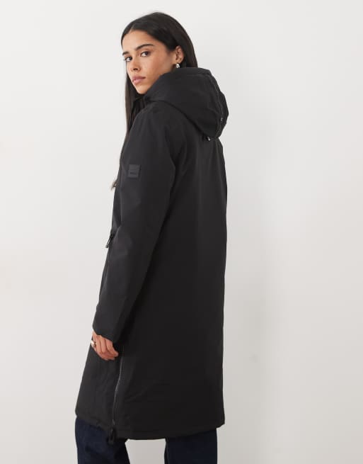 Regatta Waterproof hooded hazel insulated jacket in black, 4 of 4