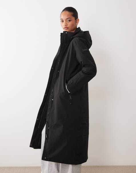 Regatta Waterproof hooded janna insulated jacket in black - view 1