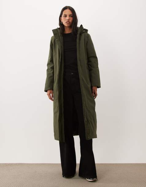 Regatta Waterproof hooded janna insulated jacket in dark khaki - view 1