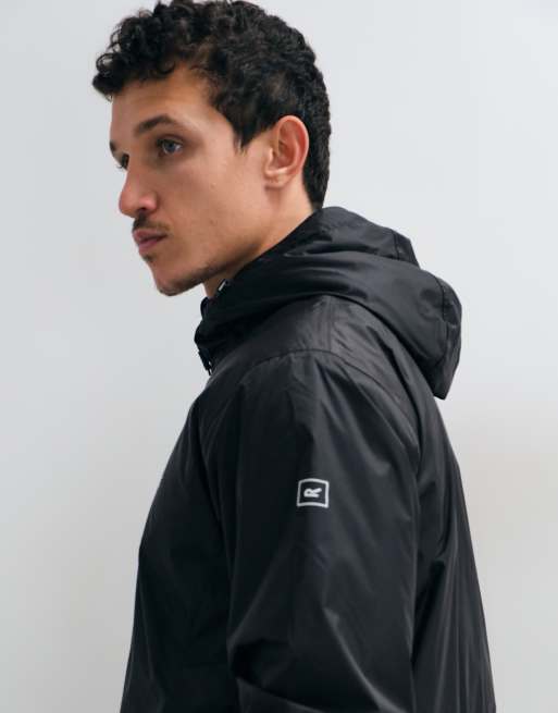 Regatta Waterproof hooded kygo fleece lined insulated jacket in ash, 4 of 5