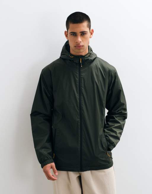 Regatta Waterproof hooded kygo fleece lined insulated jacket in dark khaki, 2 of 5