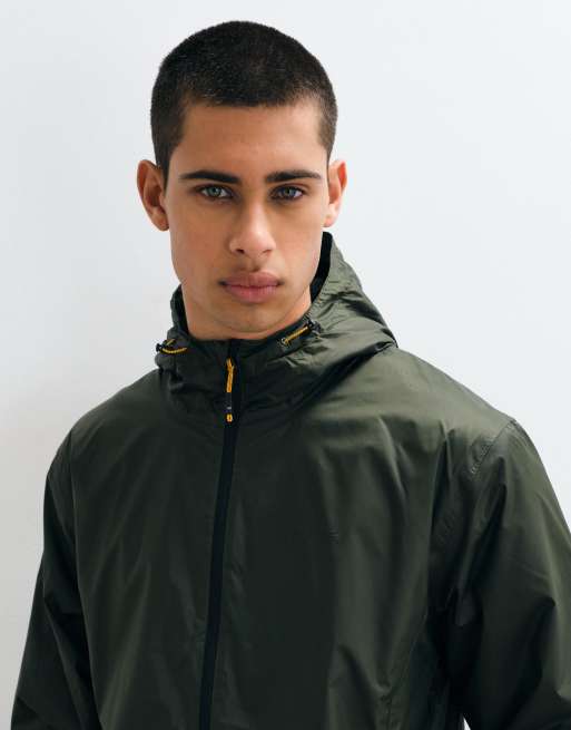 Regatta Waterproof hooded kygo fleece lined insulated jacket in dark khaki, 3 of 5