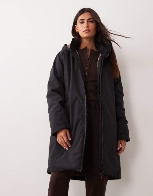 Regatta Waterproof hooded marron insulated jacket in black mocha, 2 of 4