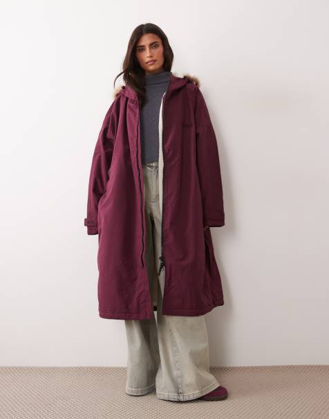 Regatta Waterproof hooded pro changing robe in fig - view 1