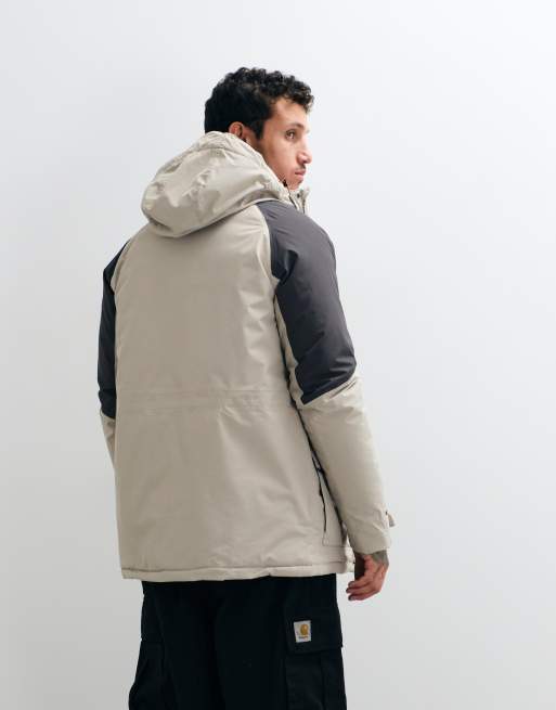 Regatta Waterproof hooded stanford insulated jacket in abbeystone iron, 5 of 5