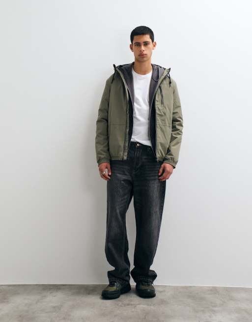 Regatta Waterproof hooded winter shorebay insulated jacket in smokey olive black, 3 of 5