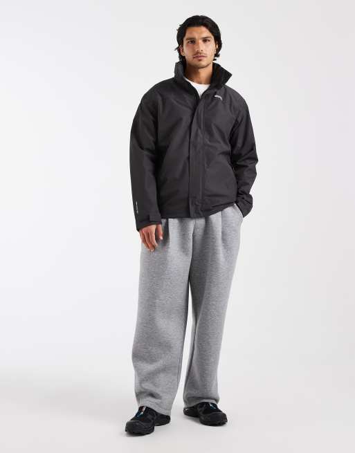 Regatta Waterproof matt ii shell jacket in ash black, 2 of 5