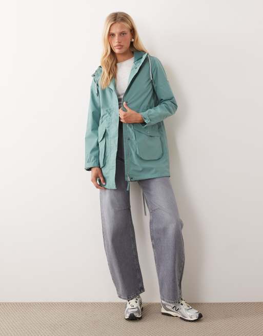 Regatta Waterproof norana hooded jacket in ivy moss, 2 of 4