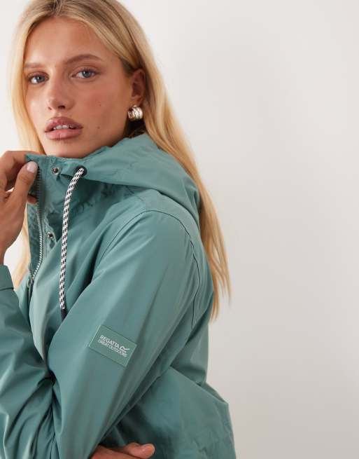 Regatta Waterproof norana hooded jacket in ivy moss, 3 of 4