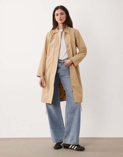 Regatta Waterproof orla trench in oat multi flower yellow