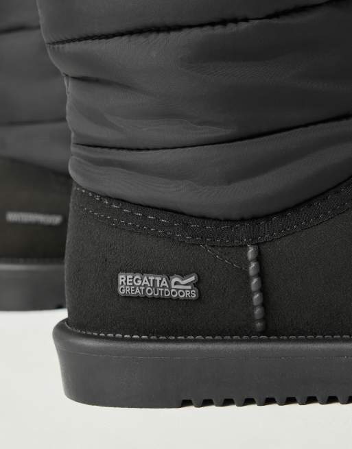 Regatta Waterproof risley baffle mid boots in black, 3 of 7