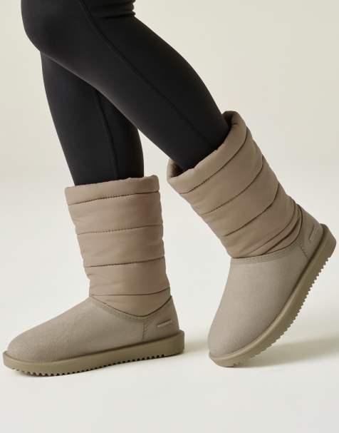 Regatta Waterproof risley baffle mid boots in soft taupe - view 1