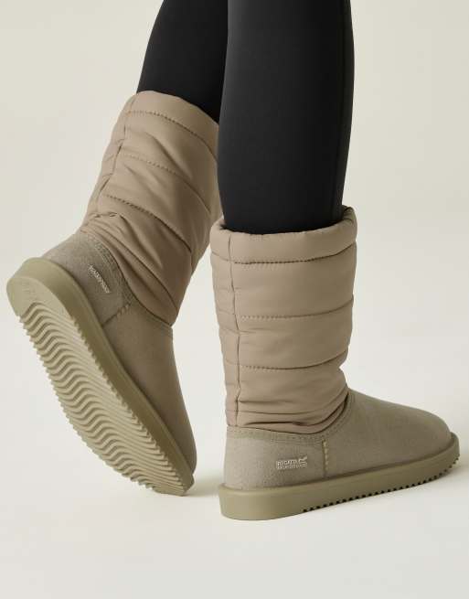 Regatta Waterproof risley baffle mid boots in soft taupe, 4 of 7