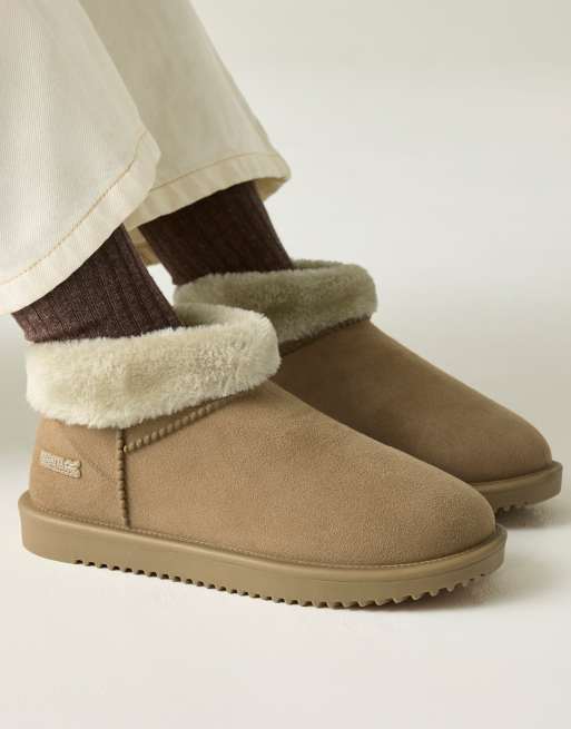 Regatta Waterproof risley short borg boots in burnt tan, 4 of 7