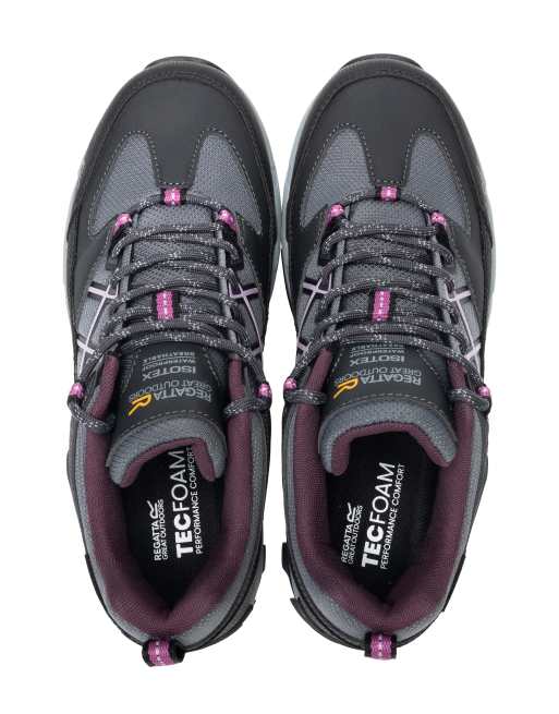 Regatta Waterproof samaris iii low shoes in ash violet, 7 of 7