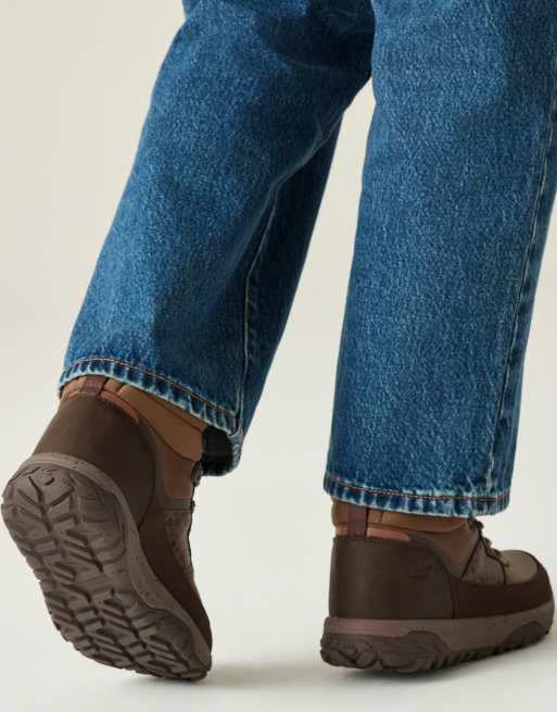 Regatta Waterproof shayford boots in brown tan leopard, 4 of 7
