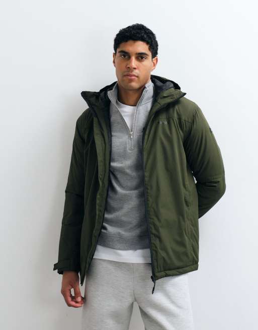 Regatta Waterproof thornridge insulated jacket in dark khaki, 4 of 5