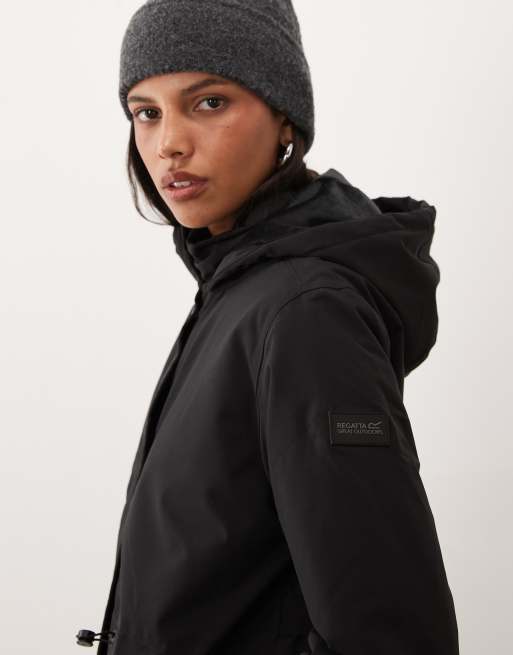 Regatta Waterproof yasira insulated jacket in black, 4 of 4