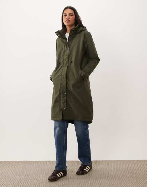 Regatta Waterproof yasira insulated jacket in dark khaki, 2 of 4