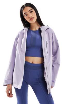 Regatta Women's Birchdale II Waterproof Rainwear Jacket in Purple