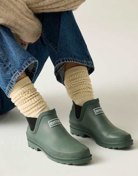 Regatta Women's Harper Low Wellies in Green - view 1