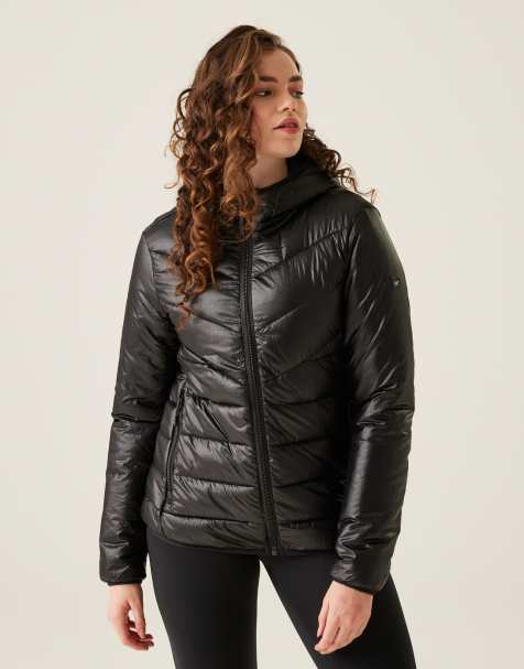 Regatta Women's Heatherly Quilted Jacket in Black - view 1