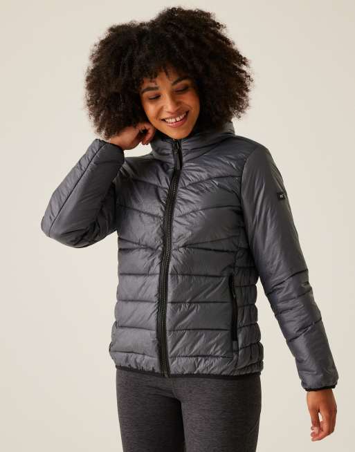 Regatta Women's Heatherly Quilted Jacket in Grey