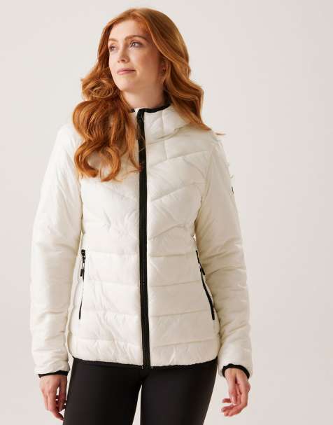 Regatta Women's Heatherly Quilted Jacket in White - view 1